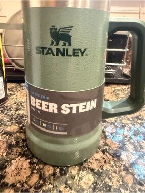 Stanley Green Beer Stein Mug with Handle